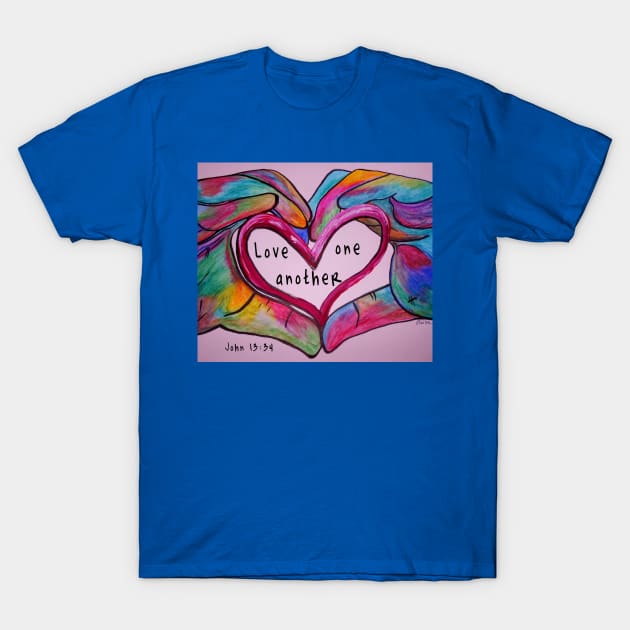 Love One Another T-Shirt by EloiseART